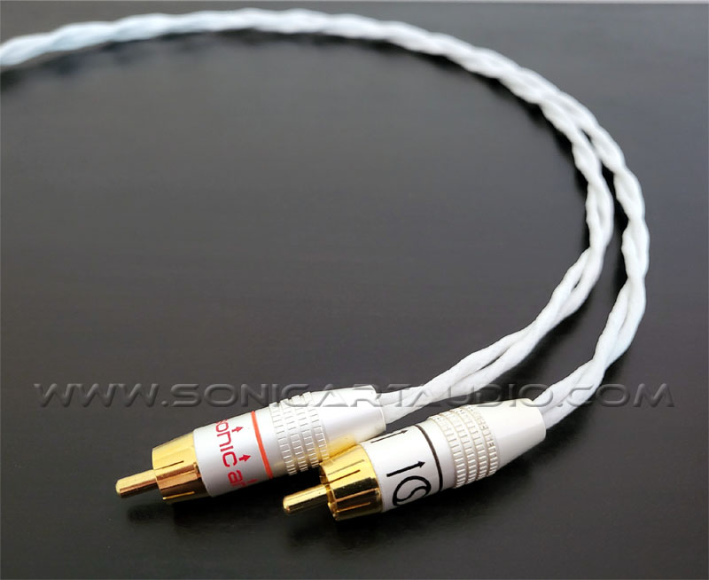 SILVER LINE Mk2 RCA CABLES 1.5M PAIR - Click Image to Close